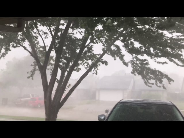 South Oklahoma City microburst - July 23, 2017