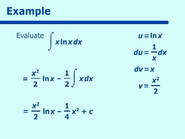 Integration by Parts