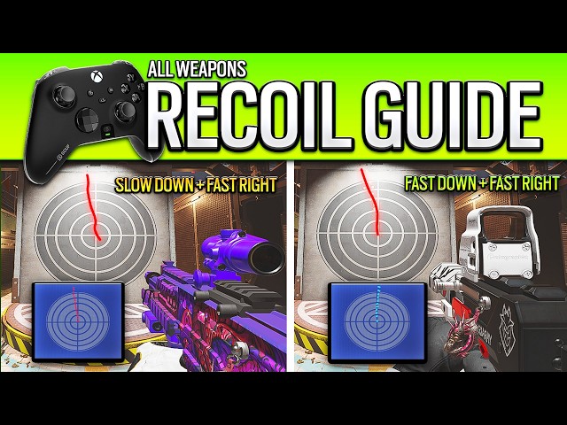 How To Get NO RECOIL on EVERY Weapon (Recoil Guide) RAINBOW SIX SIEGE