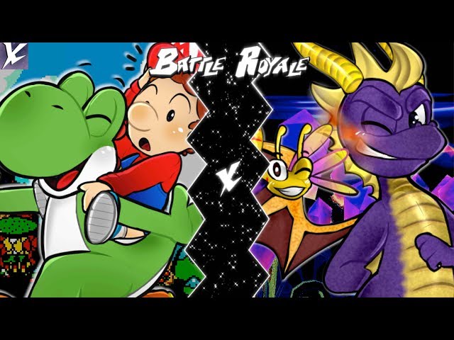 Yoshi VS Spyro (Nintendo × Activision) | Battle Royale S1E4 | CX