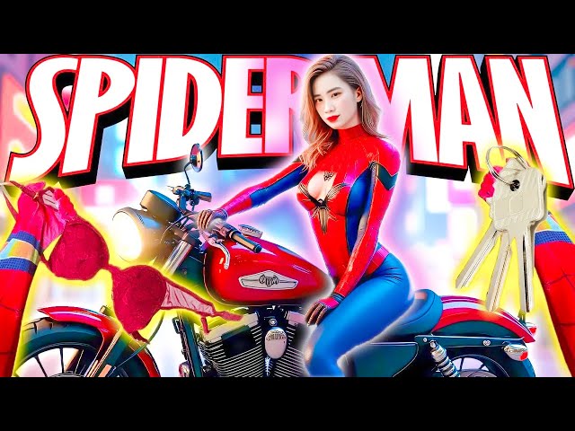 WHAT IF SPIDER-MAN AND GHOST IN 1 HOURSE??? 🆘 RESCUE SPIDER-GIRL FROM BAD GUY In Real Life