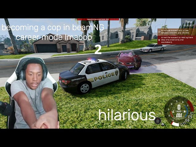 I became a cop in BEAMNG DRIVE (career mode pt3)