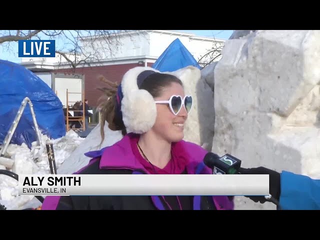 TV5's James Felton was live at Snowfest day 2