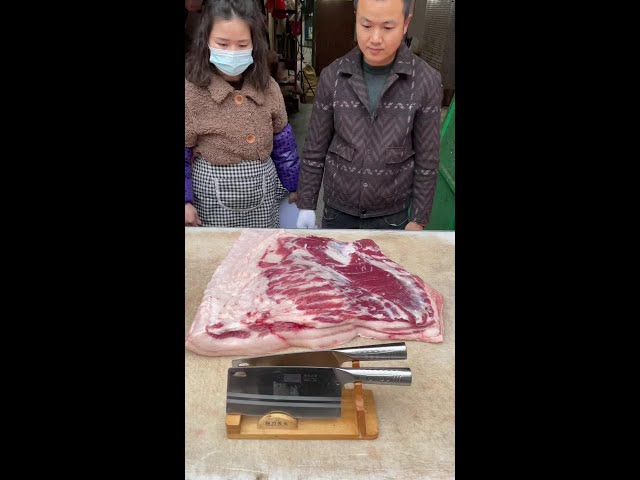 Pork cut | The best piece of meat | Slicing Pork | fresh pork #pig Feb 07