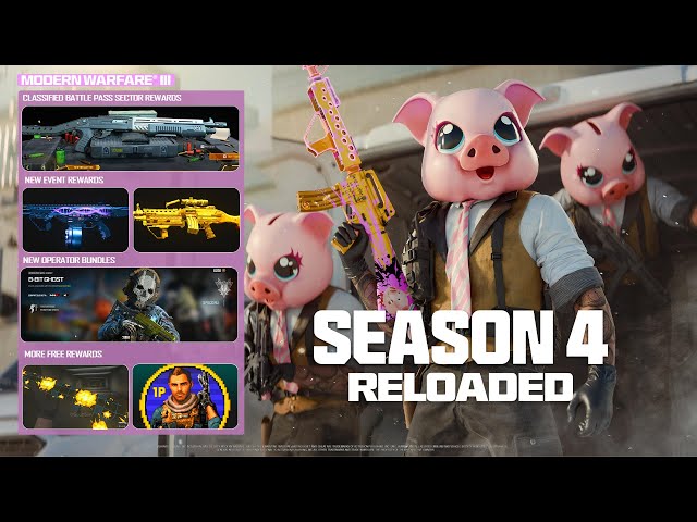 NEW 30+ FREE Rewards, Classified Sector, New Weapons, & MORE! (Modern Warfare 3 Season 4 Reloaded)