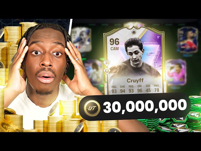 FUTURE STARS ICON CRUYFF IN A 30M COIN TEAM! 💰⚽ MMT 🤑