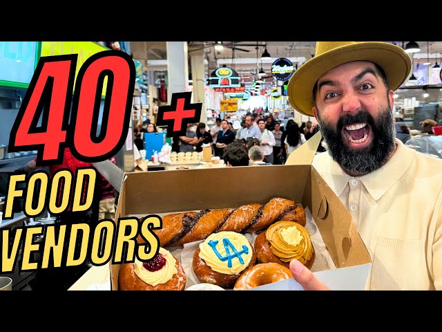 I Tried All The Food At Grand Central Market in Los Angeles - These Are My Favorites