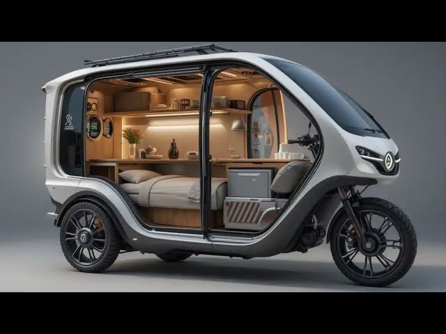 "2025 Luxe Haven Trek Camper Tricycle – The Future of Solo Luxury Travel!