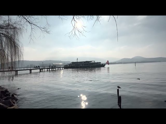 Cruise on Lake Lucerne, Switzerland 4k