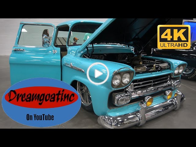 1958 Chevy Apache Patina Rat Rod Truck CVAS ECP Dreamgoatinc Hot Rod and Custom Classics 4K Video