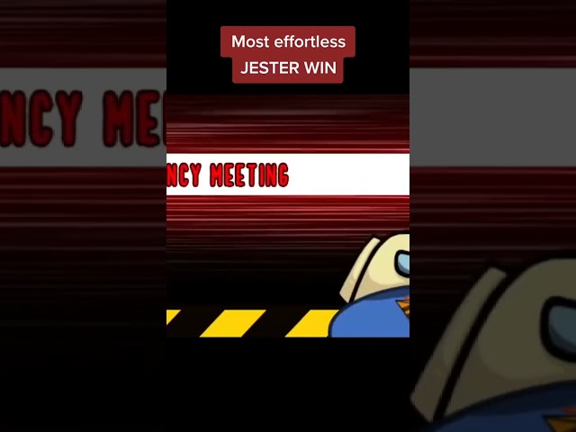 Most effortless JESTER WIN gameplay in Among Us