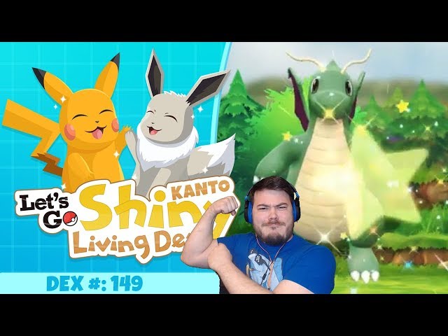 EPIC SHINY DRAGONITE REACTION! | Pokemon Lets GO Pikachu and Eevee! (Kanto Shiny Living Dex #149)