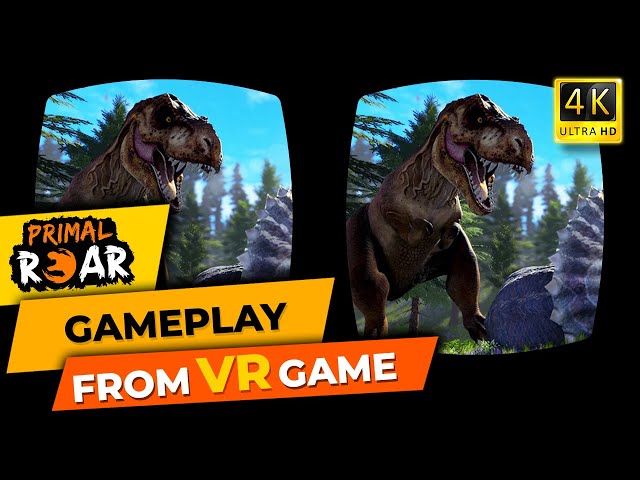 VR Primal Roar Jurassic Dinosaur Era - Gameplay from Virtual Reality game