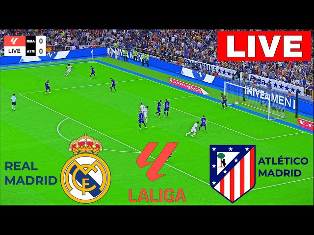 🔴LIVE : Real Madrid vs Atletico Madrid | LALIGA 2024 | Match Live Now