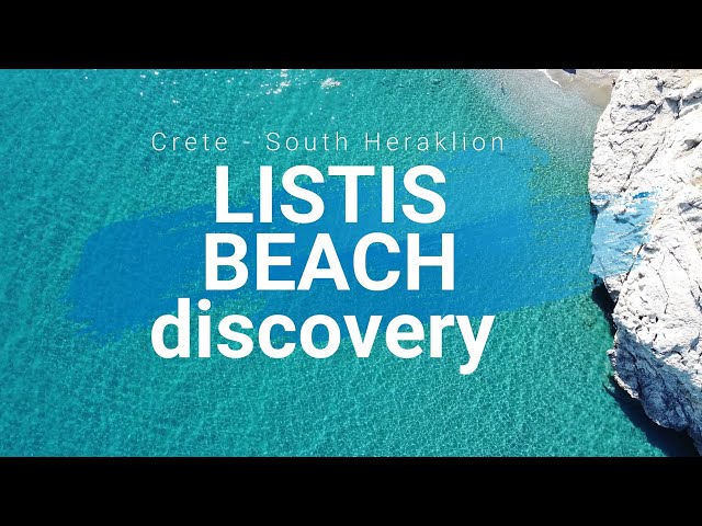 Discover the Incredible beach of Listis at Kastri Vianos, Heraklion