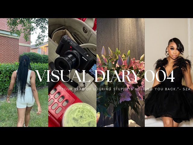 visual diary 004 | getting over my fear of looking stupid, prioritizing myself, & life lately