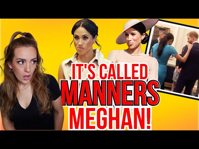 TEN TIMES MEGHAN MARKLE FORGOT MANNERS EXISTED! #meghanmarkle #sussex #princeharry #royalfamily