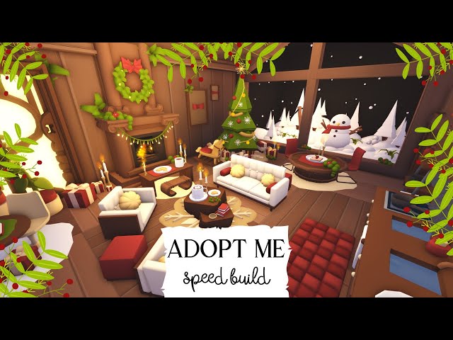 Christmas Cottage Tree House Speed Build 🎅 Roblox Adopt Me!