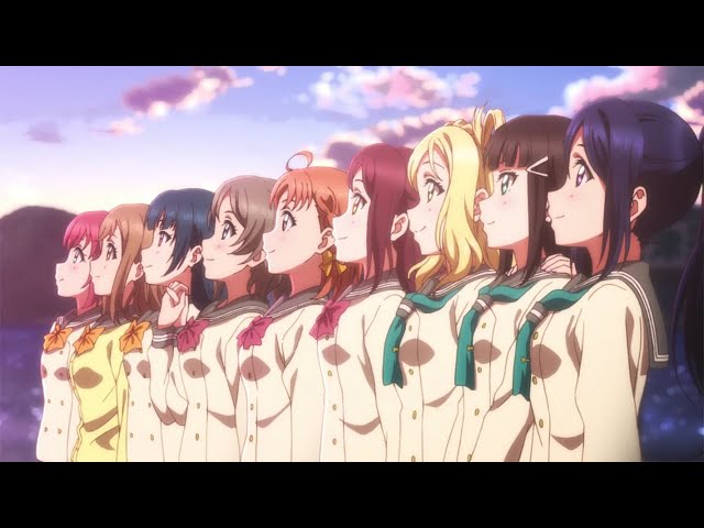 Love Live! Sunshine!! 2nd Season ED Full /『Aqours - Yuuki wa doko ni Kimi no Mune ni! 』/【AMV Lyrics】