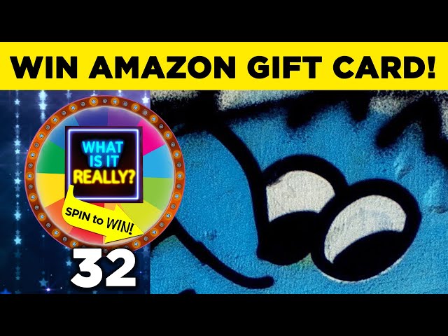 WIN Amazon Gift Card - What is It Really & Spin to Win # 32 [Jersey Joe # 759]