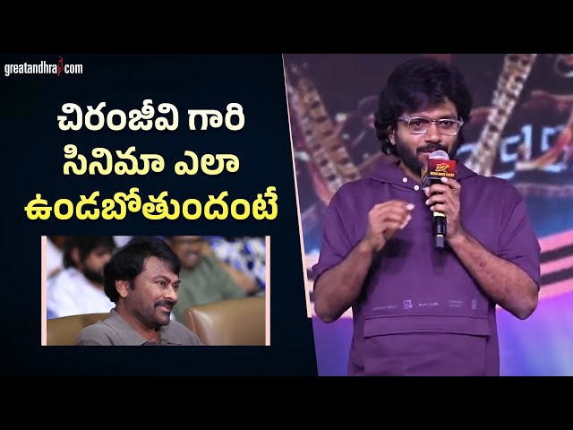 Director Anil Ravipudi About Chiranjeevi Movie At Laila Mega Mass Event | VishwakSen | greatandhra