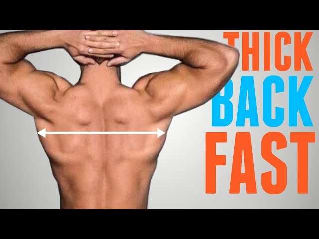 3 Exercises to get a THICK Muscular Back FAST