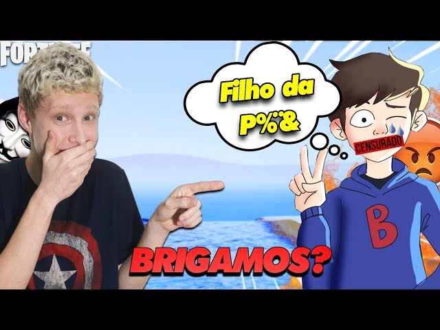 TROLLEI UM YOUTUBER FAMOSO NO FORTNITE E ELE NÃO GOSTOU NENHUM POUCO *DEU BRIGA*