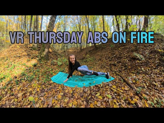 THURSDAY: Abs On Fire Virtual Reality (VR) Workout, Beginner-Friendly |MORNING PERSON|