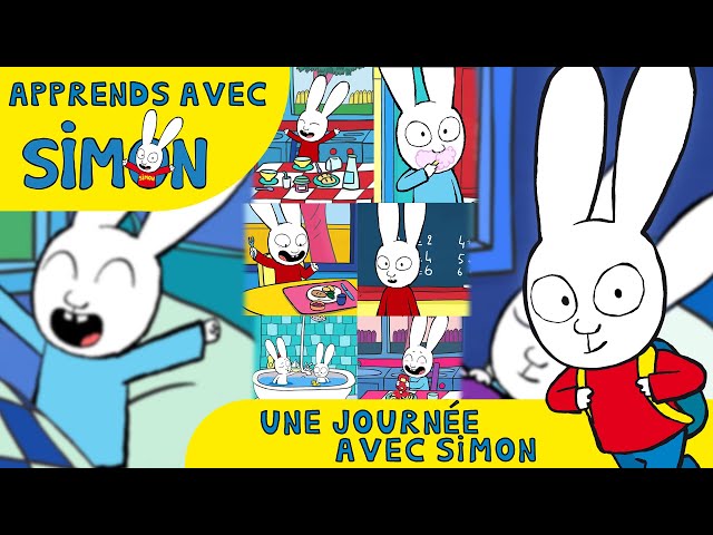 Simon *Une journée avec Simon* Apprendre le rythme d'une journée [Officiel] Dessin animé