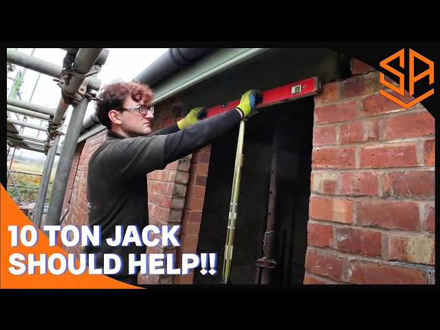 A 10 TON JACK SHOULD HELP!!  FARMHOUSE RENOVATION PT 11