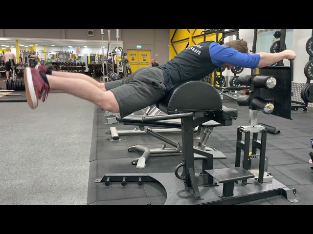 Reverse Hyperextension on GDH - Exercise Demo