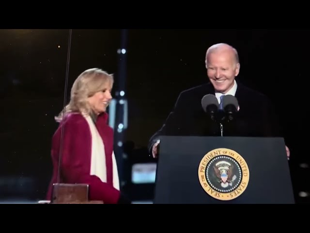 President Joe Biden & the First Lady Participate in the National Christmas Tree Lighting Celebration