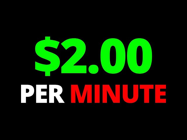 Get Paid $2.00 🤑 EVERY Min. (AUTOPILOT) | Make Money Online