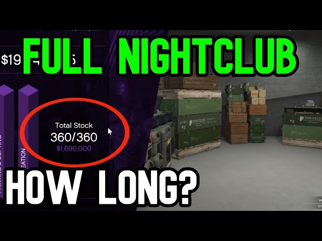 Gta 5 Full Nightclub Stock - Selling Full Nightclub Warehouse