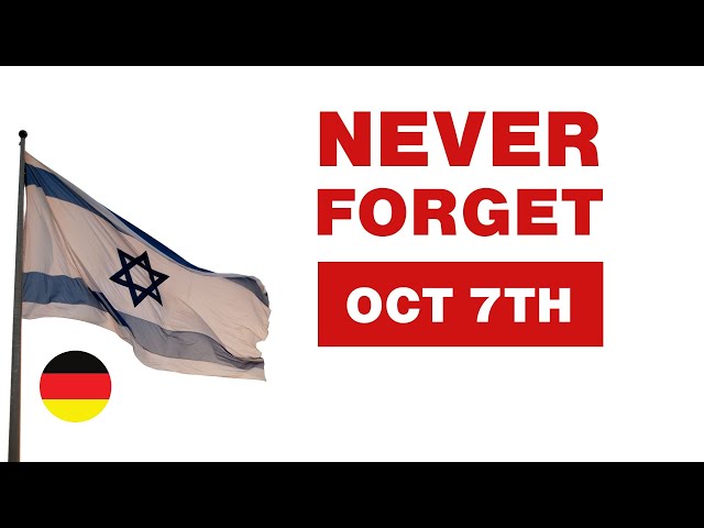 Never Forget October 7th - Internationale Gedenkveranstaltung – LIVE