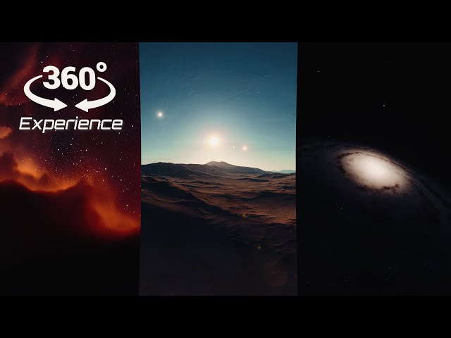 Stunning 360 Space Flight - 4K VR