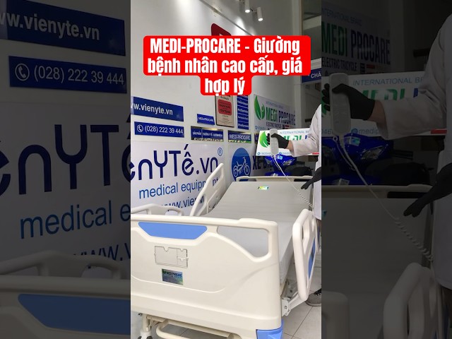 Giường bệnh nhân MEDI-PROCARE – Thiết kế thông minh cho việc chăm sóc bệnh nhân dễ dàng