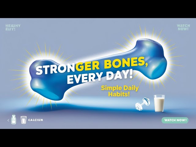 Daily Habits for Stronger Bones