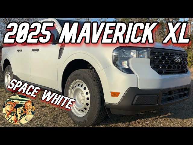 REDESIGNED 2025 FORD MAVERICK XL AWD: SPACE WHITE, 2.0L ECOBOOST & COPILOT 360 -TOP VALUE FOR PRICE?