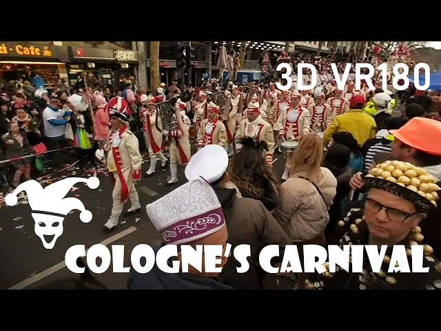 Cologne Carnival 2019 in 3D VR (VR180 4K)