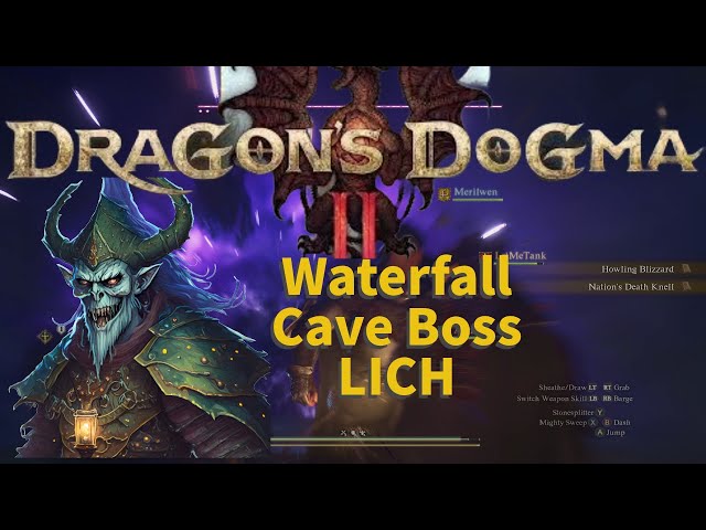 Dragon's Dogma 2 Waterfall Cave Boss Lich