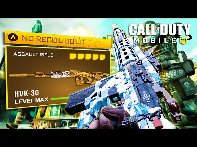 HVK 30 NO RECOIL CLASS IN COD MOBILE