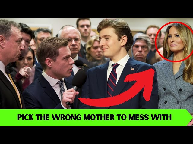 Liberal Journalist MOCKS Melania in Front of BARRON - His Response Leaves Everyone Speechless!