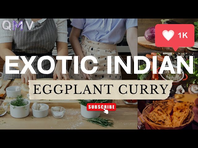 EXOTIC Traditional Indian Style EGGPLANT CURRY / STEP BY STEP COOKING FULL VIDEO #cooking #curry