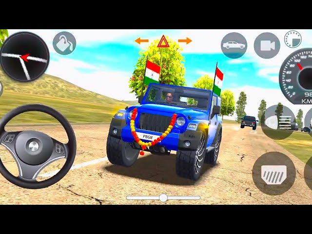 Dollar (Song) Modified Mahindra Black Thar👿 || Indian Cars Simulator 3D || Android Gameplay part.33