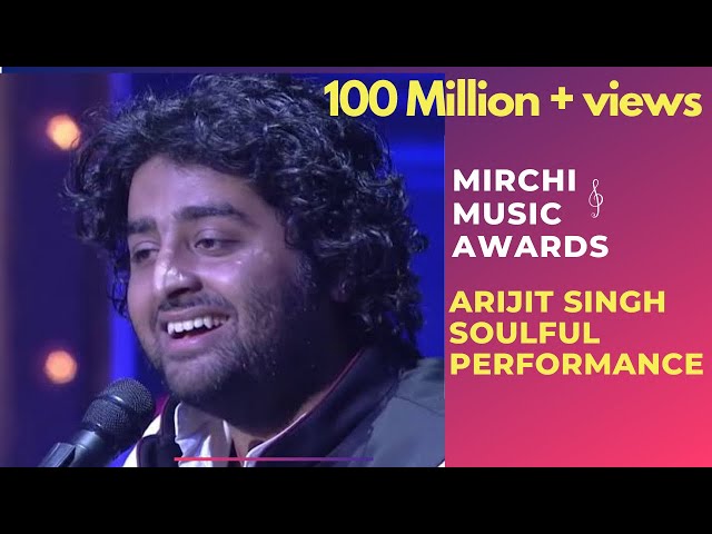 Arijit Singh with his soulful performance | 6th Royal Stag Mirchi Music Awards | Radio Mirchi