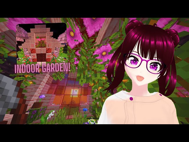 🌸Cherry Blossom Indoor Garden! | Minecraft Build Tutorial🌸