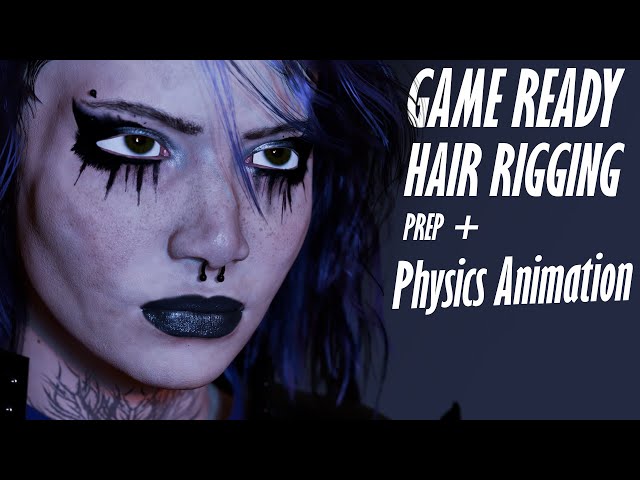 Blender Hair Rigging with Physics & Animation