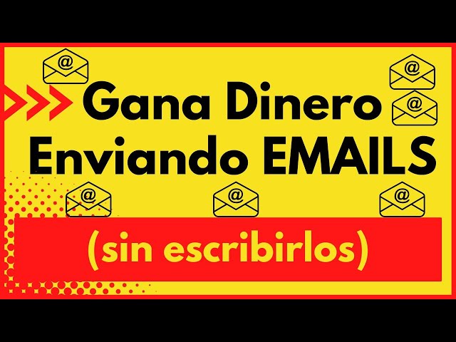 Gana dinero enviando emails (sin escribirlos 😮)