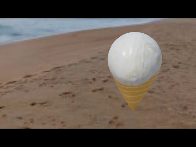 Blender ICE CREAM Simulation